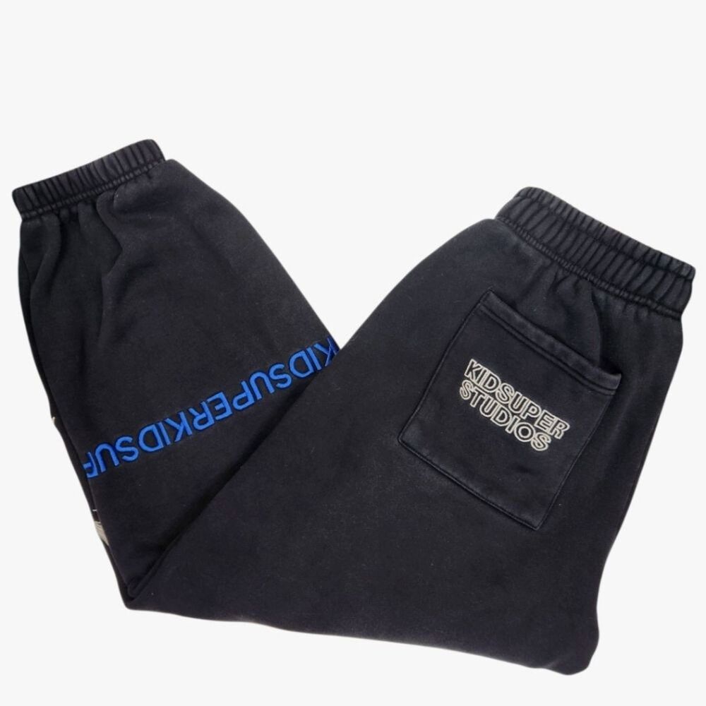 Kidsuper Studios Embroidered Stitch Drawstring Waistline Sweatpants Medium 32